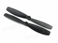 Kingkong 6045 Bullnose Black PC Fiberglass Propellers CW CCW 1 Pair [1029144-b]